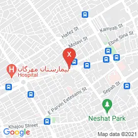 این نقشه، نشانی دکتر سیمین دخت حبیب زاده متخصص داخلی؛ بیماری های کلیه، فشار خون، دیالیز و پیوند کلیه در شهر کرمان است. در اینجا آماده پذیرایی، ویزیت، معاینه و ارایه خدمات به شما بیماران گرامی هستند.